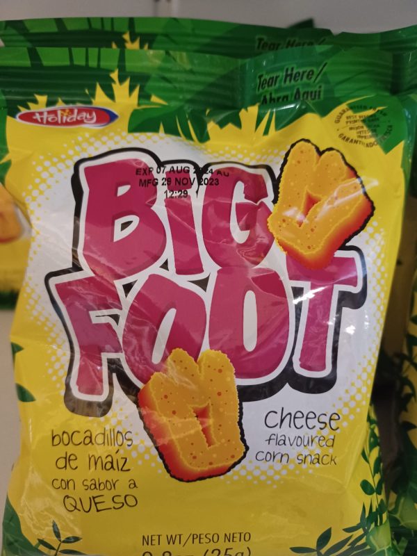 Big Foot cheese and corn flavour