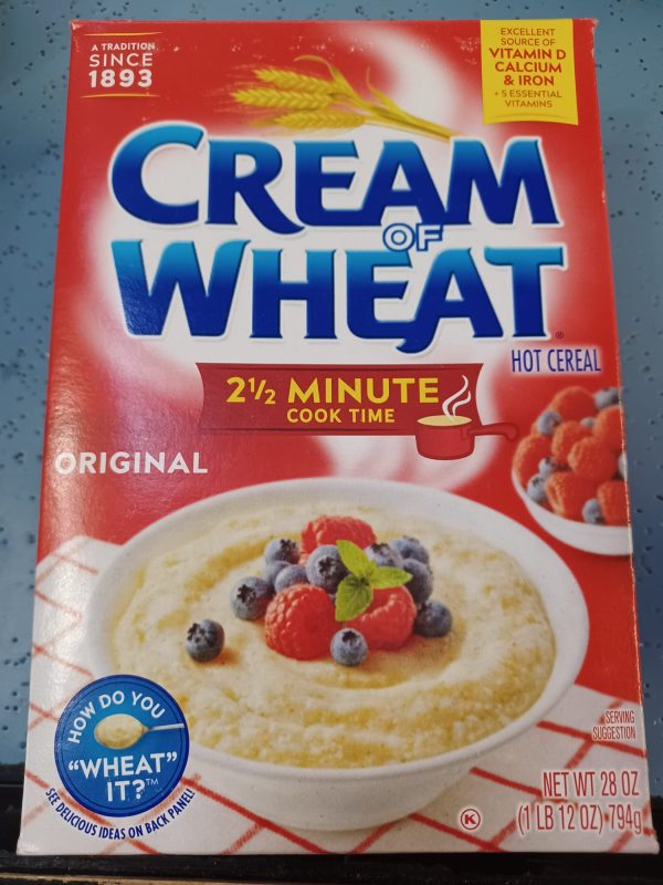 Cream of Wheat is a porridge