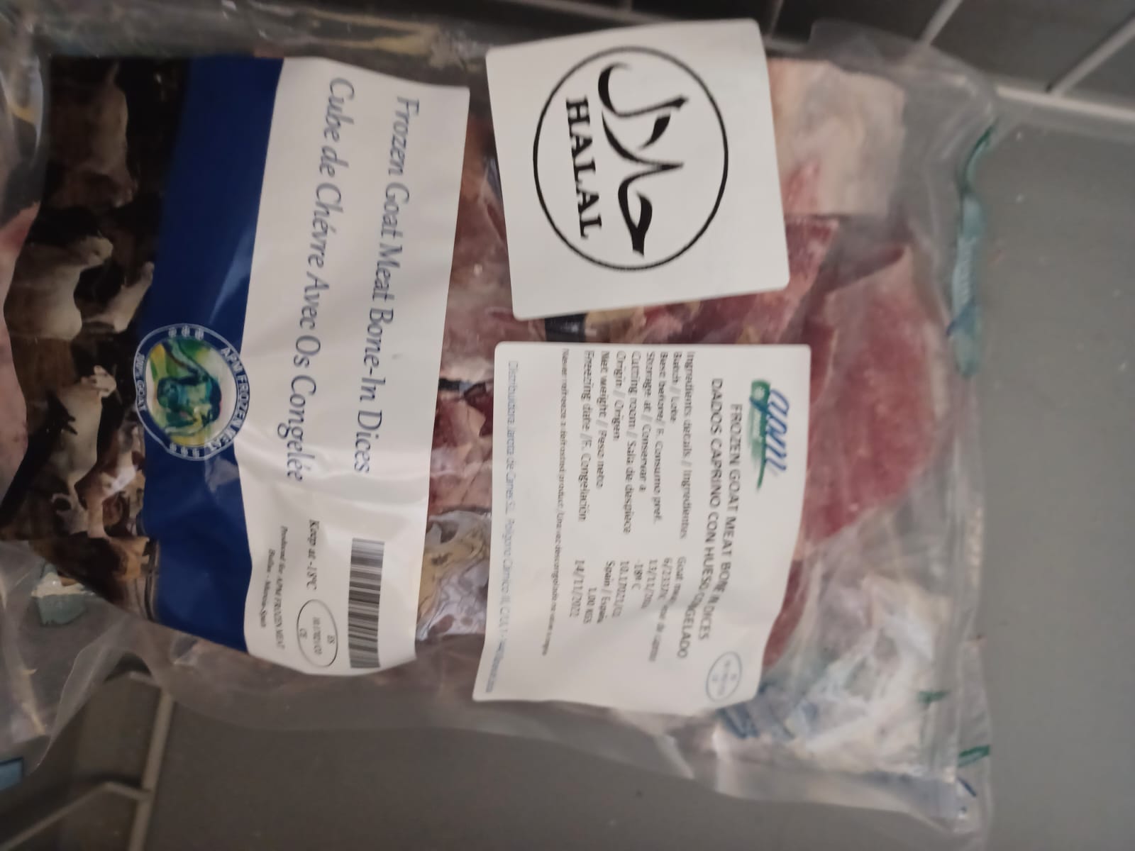 Frozen Goat Meat