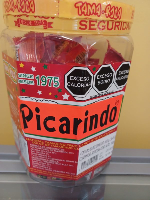 Sweet in a red packaging call Picarindo