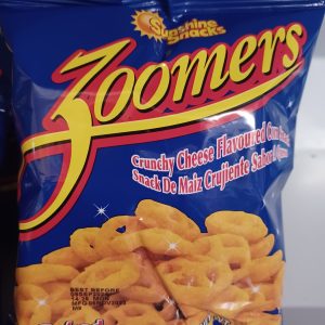 A corn base snack Zoomers